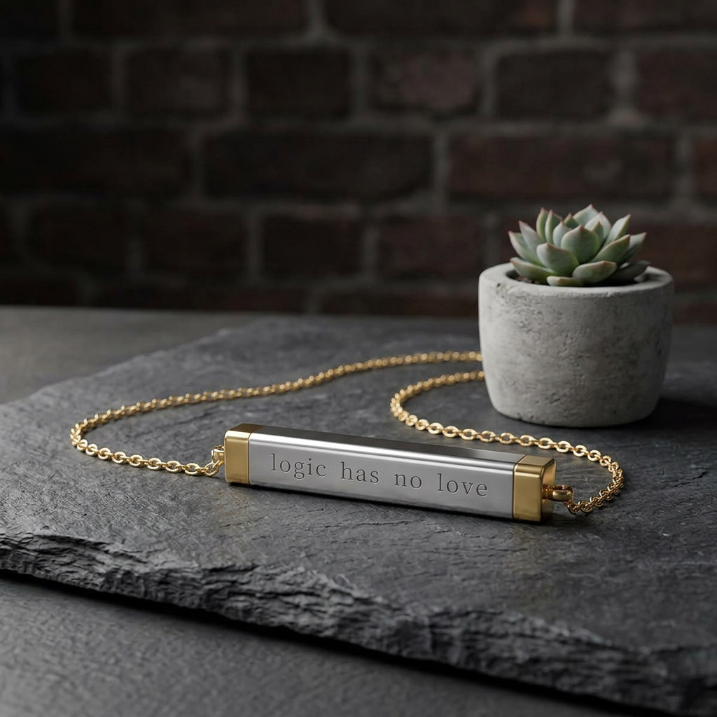 Monarch Affirmations "Love and Logic" Necklace