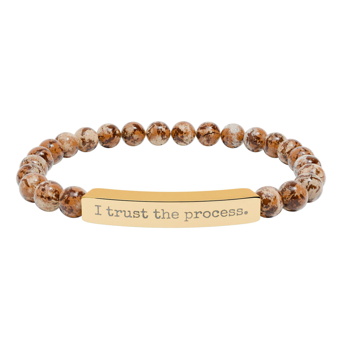 Monarch Affirmation Bracelet: I trust the process